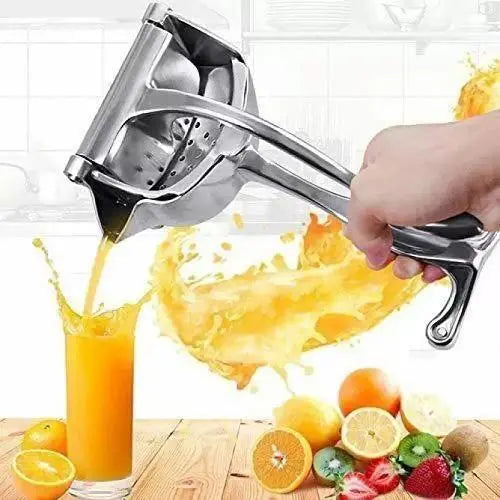 Manual Fruit Press Juicer | Heavy-Duty Aluminium Handheld Squeezer - Tenmart