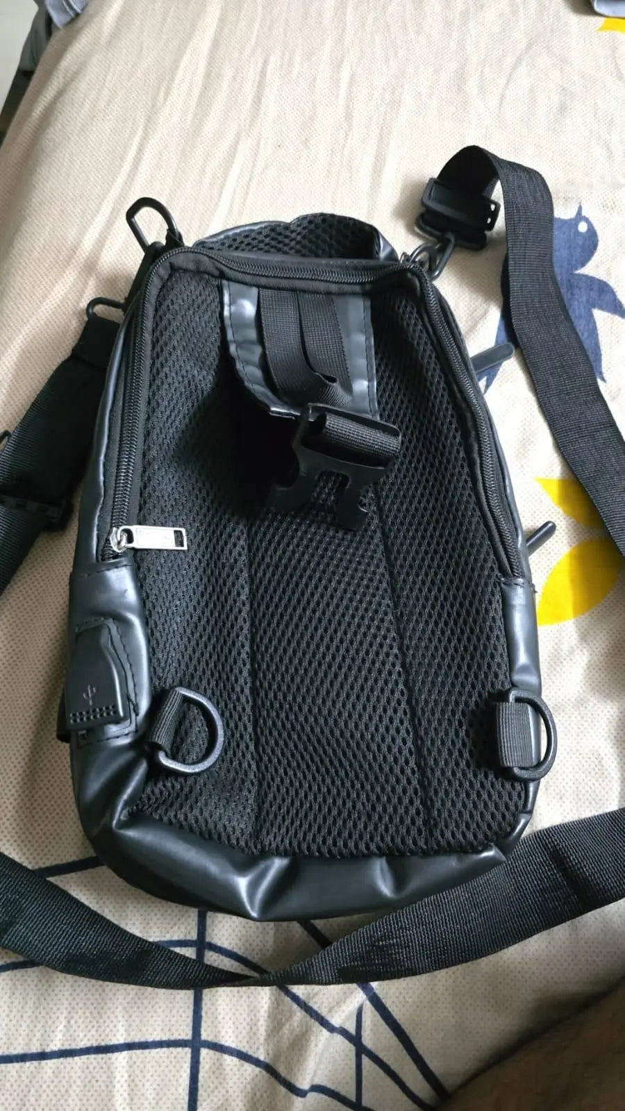 Sling Bag with USB Charging Port | Stylish & Travel-Friendly Crossbody Backpack - Tenmart