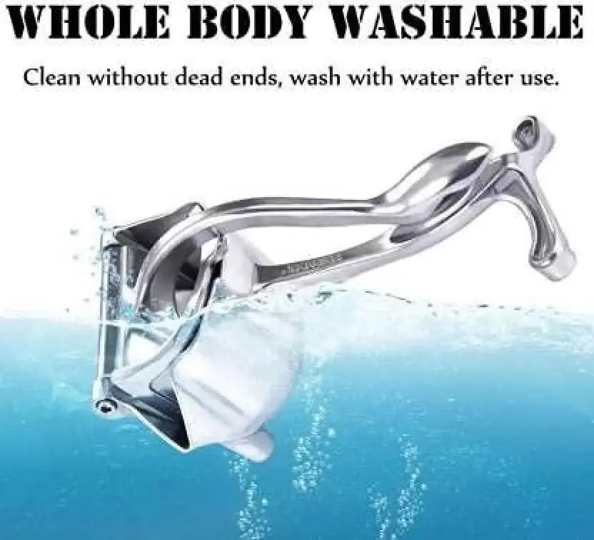 Manual Fruit Press Juicer | Heavy-Duty Aluminium Handheld Squeezer - Tenmart