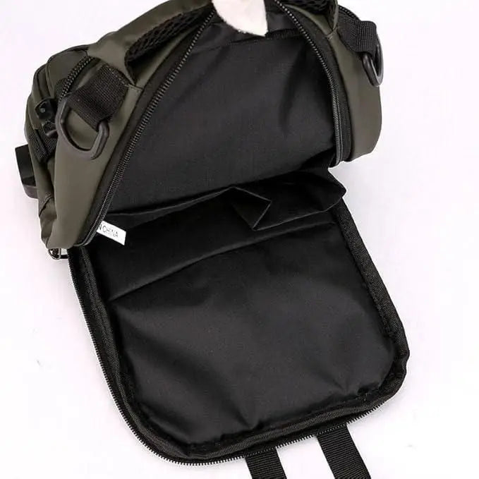 Sling Bag with USB Charging Port | Stylish & Travel-Friendly Crossbody Backpack - Tenmart