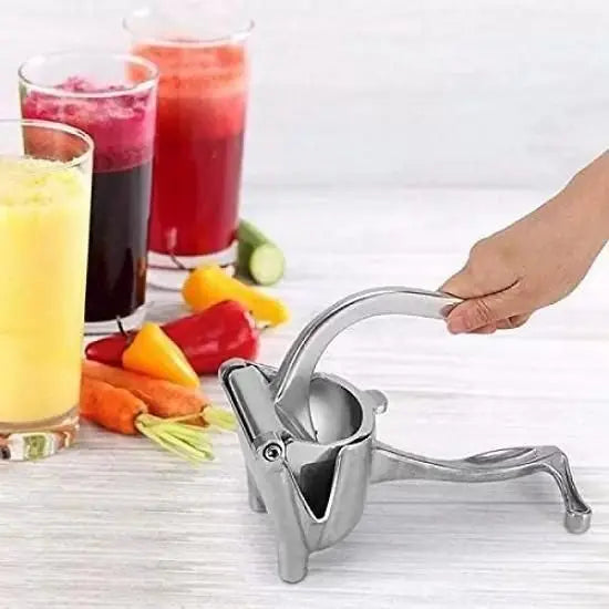 Manual Fruit Press Juicer | Heavy-Duty Aluminium Handheld Squeezer - Tenmart