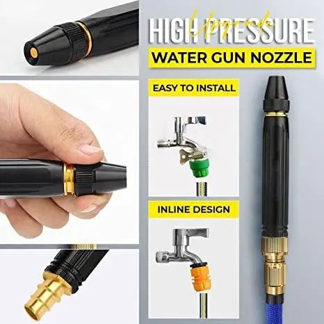 High-Pressure Water Spray Nozzle | Power Washer Attachment for Cleaning & Gardening - Tenmart