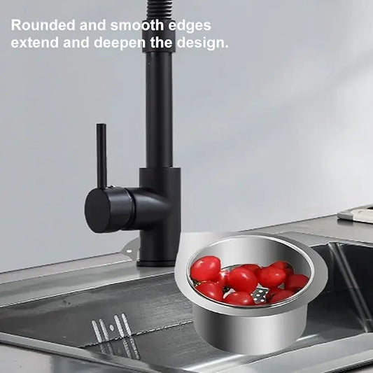 Stainless Steel Swan Drain Basket | Sink Strainer | Modern Design - Tenmart