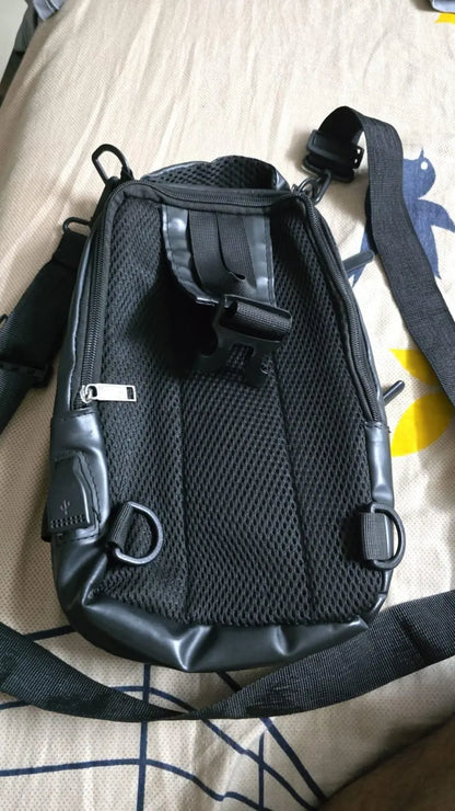 Sling Bag with USB Charging Port | Stylish & Travel-Friendly Crossbody Backpack - Tenmart