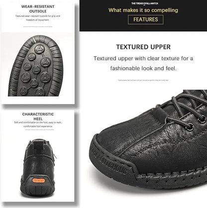 Men's Comfortable Work Shoes | All-Day Ergonomic Support - Tenmart