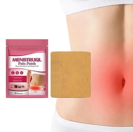 Menstrual Heat Cramp Relief Patch | 8 Pcs Pack | Soothing & Effective Pain Relief | Long-Lasting Comfort - Tenmart