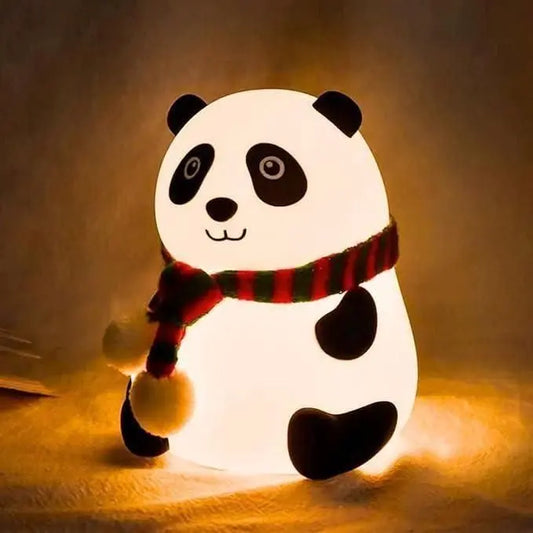 Cute Panda Light Lamp | Kids Night Light | 7 Color Touch Sensor - Tenmart