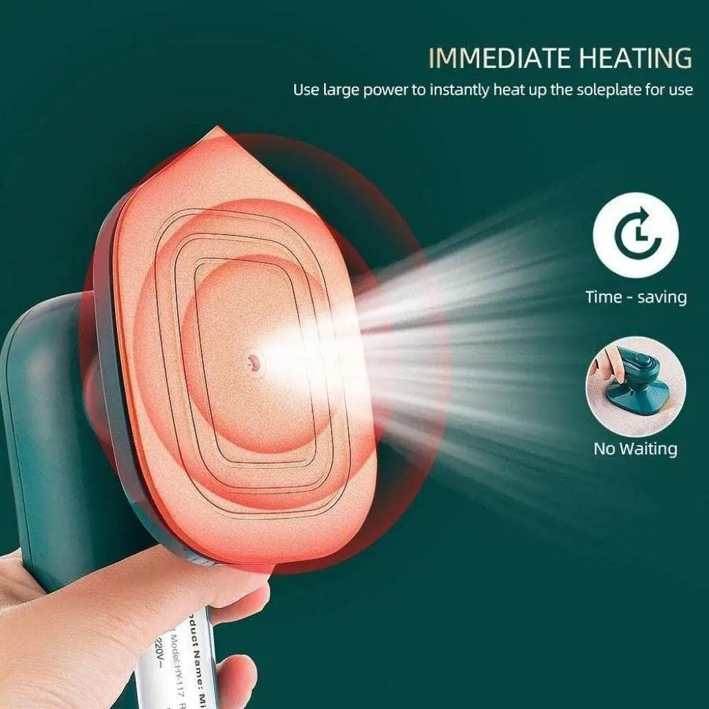 Portable Handheld Steamer | Travel-Friendly & Lightweight | Quick Wrinkle Removal - Tenmart