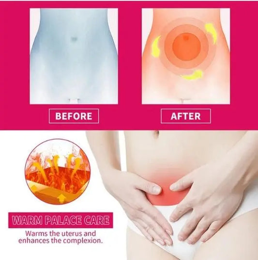 Menstrual Heat Cramp Relief Patch | 8 Pcs Pack | Soothing & Effective Pain Relief | Long-Lasting Comfort - Tenmart