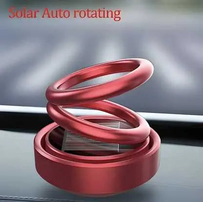 Solar Power Rotating Air Freshener | Eco-Friendly Car, Office, Home Purifier - Tenmart