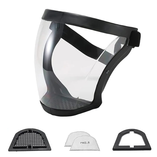 Anti-Fog Transparent Full Face Mask | Full Protection Shield - Tenmart