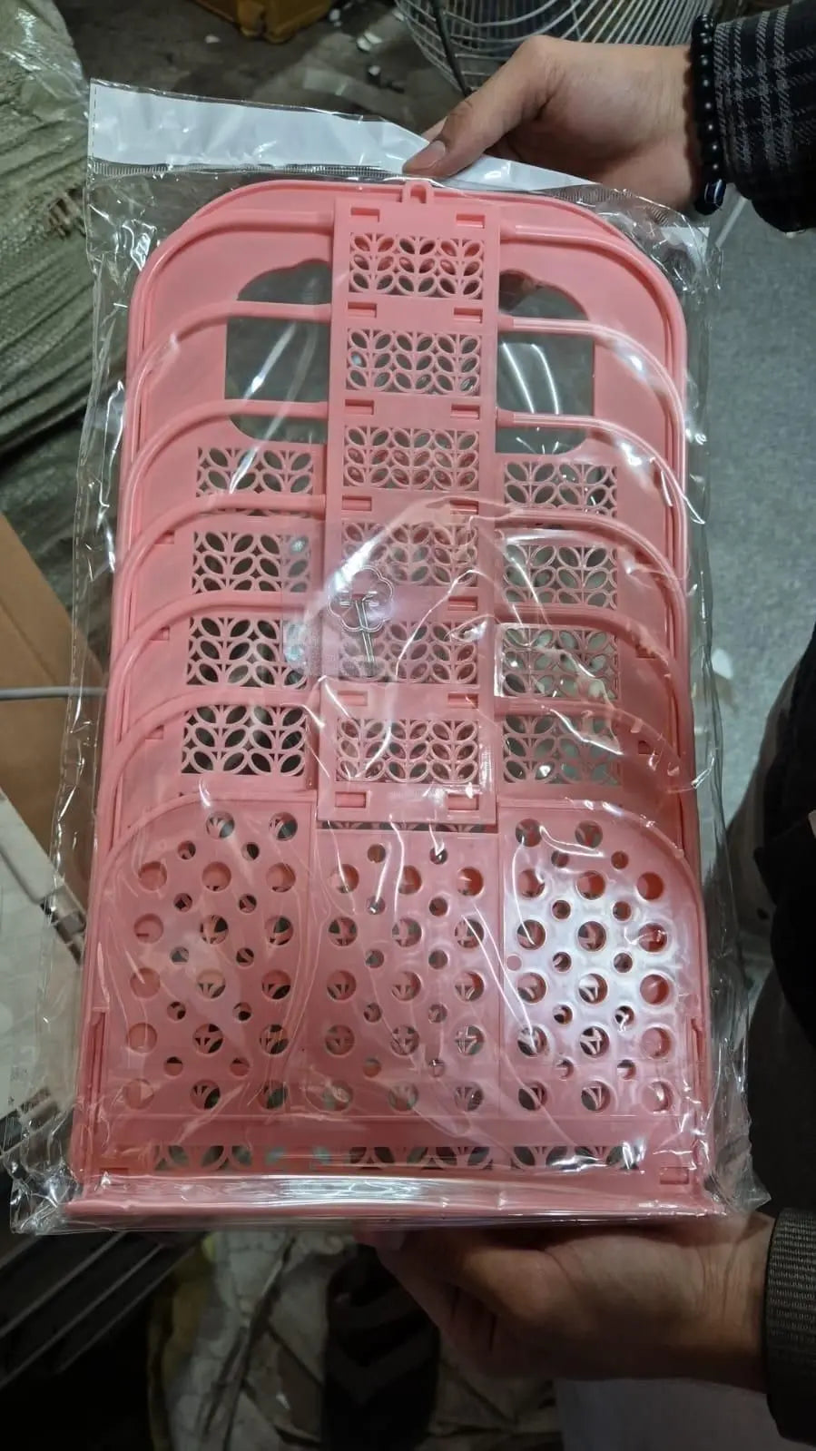 Multipurpose Hanging Laundry Basket | Space-Saving Plastic Storage - Tenmart