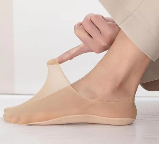 Premium Silicone Invisible No Show Socks | Non-Slip & Comfortable - Tenmart
