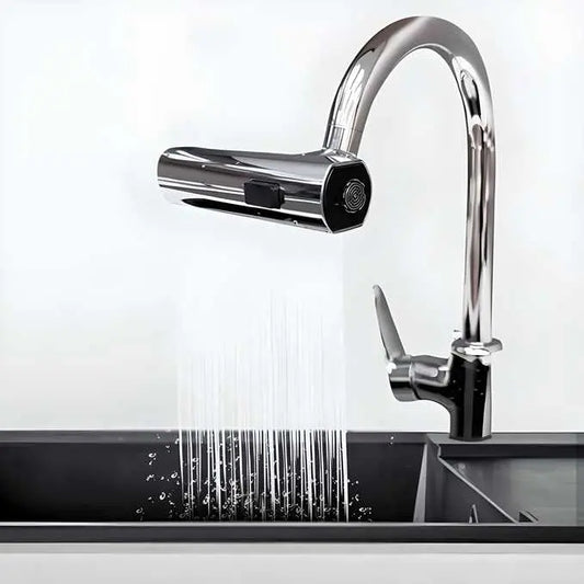 3-in-1 Kitchen Faucet Attachment | Multi-Mode Spray for Easy Cleaning - Tenmart