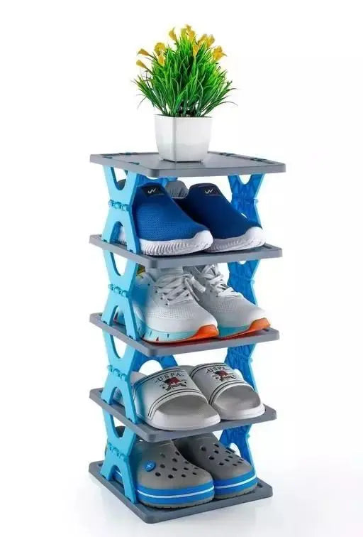 Smart Foldable Shoes Tier Shoe Rack | Compact & Space-Saving Storage - Tenmart